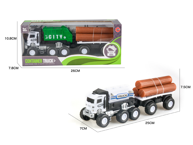 Friction Sanitation Truck With Wood