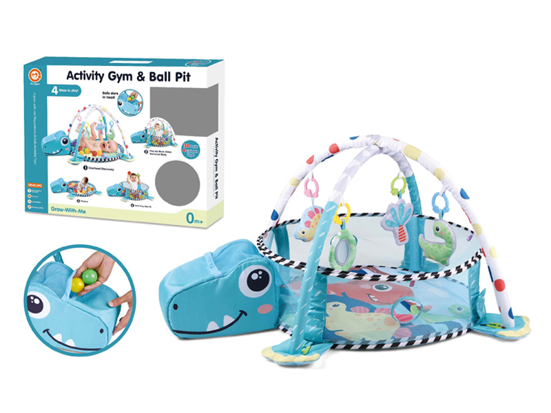 3 In 1 Dinosaur Ball Pool With 30 5Cm Ocean Balls