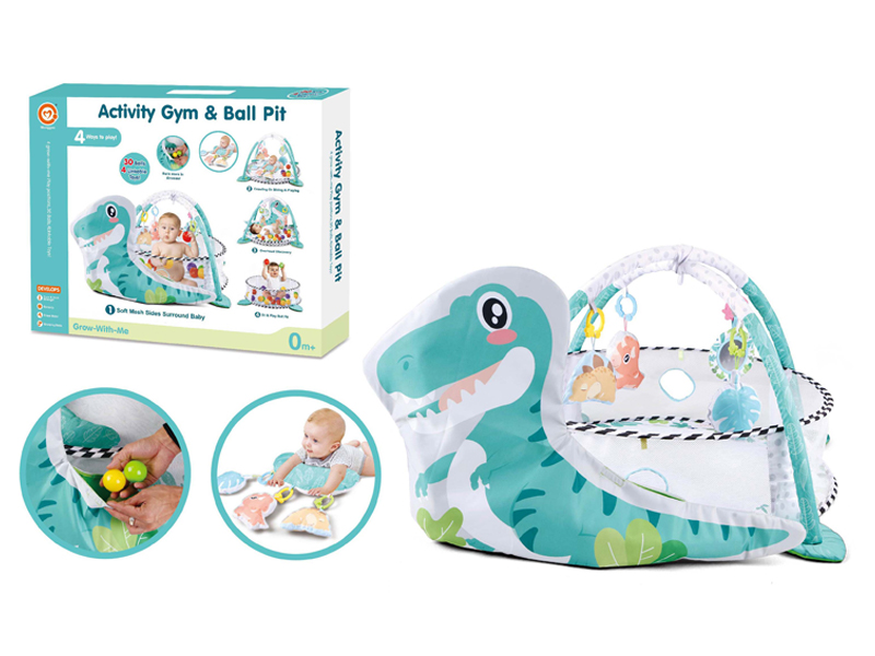 3 In 1 Dinosaur Ball Pool With 30 5Cm Ocean Balls