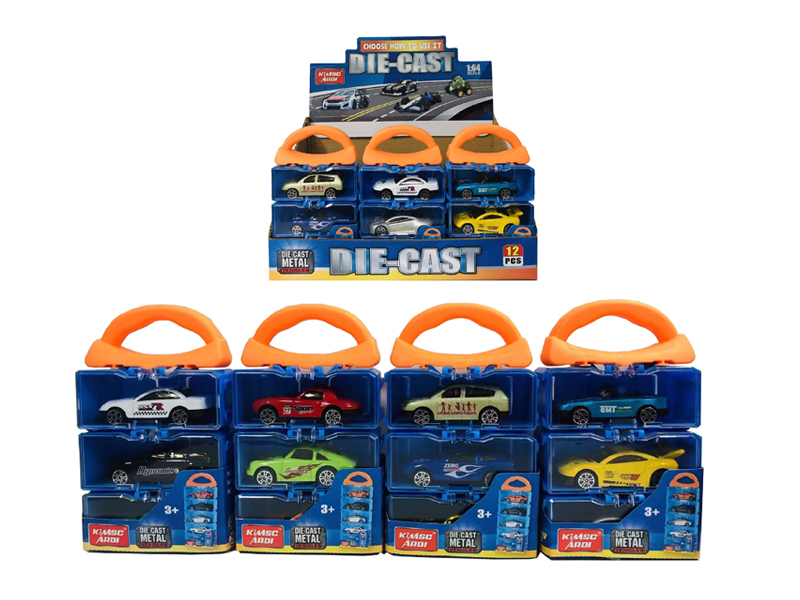 1: 64 Alloy Slide Vehicle 3PCS