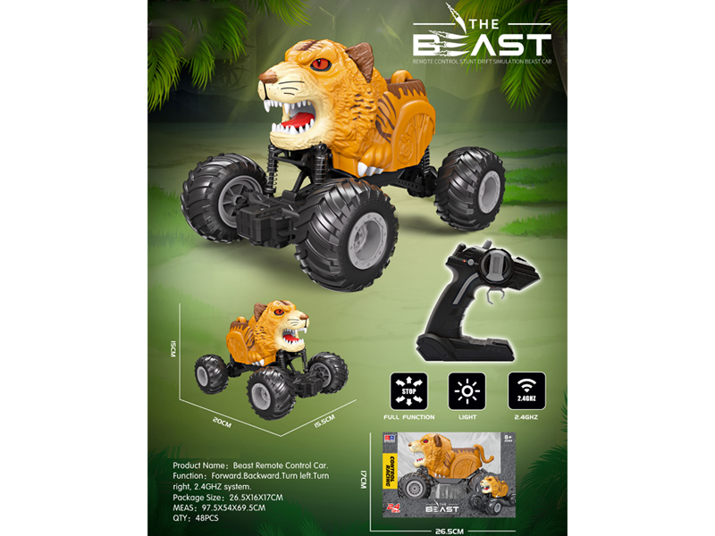 2.4G R/C Tiger Head Climbing Car