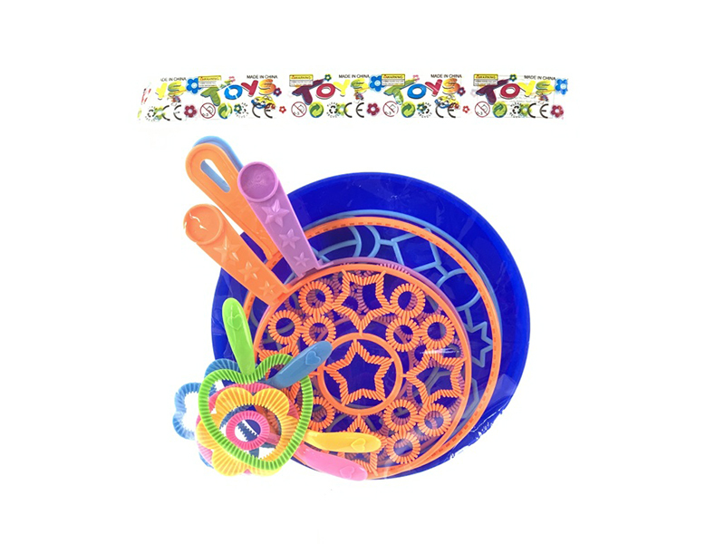 Bubble Blowing Tool Bubble Tray Blowing Bubble Set 9pcs