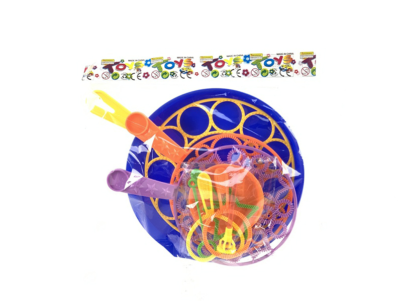 Bubble Blowing Tool Bubble Tray Blowing Bubble Set 10pcs