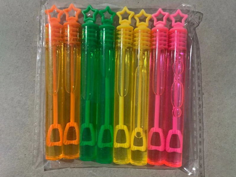 Five-Pointed Star Mini Tube Bubble Stick 8pcs