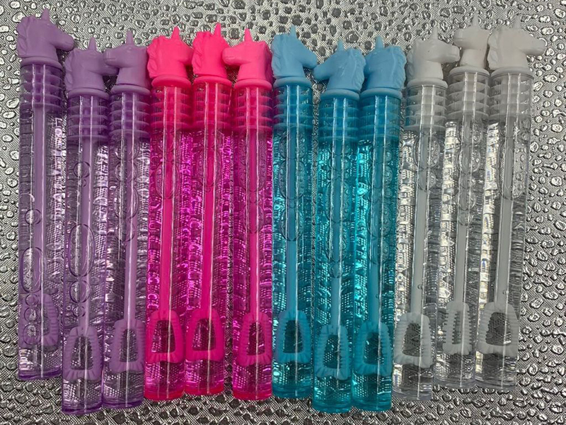 Unicorn Mini Tube Bubble Stick 48pcs