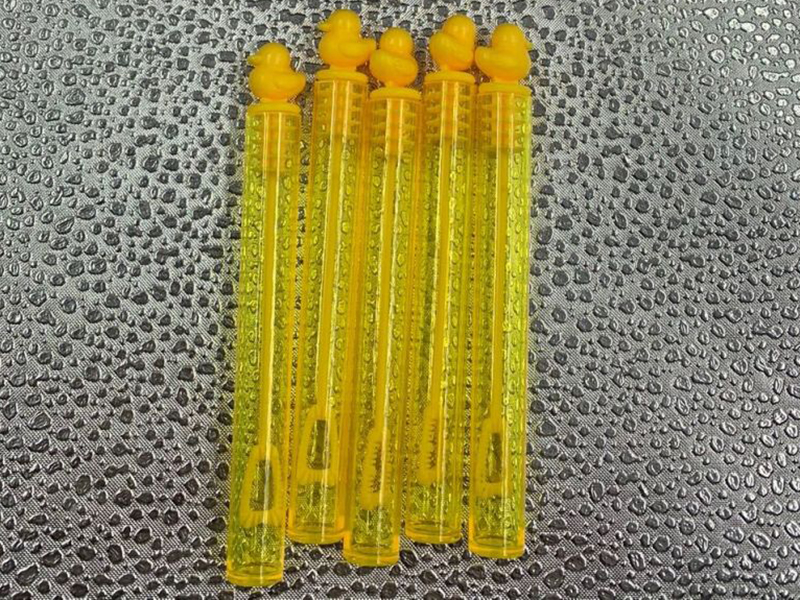 Yellow Duck Mini Tube Bubble Stick 48pcs