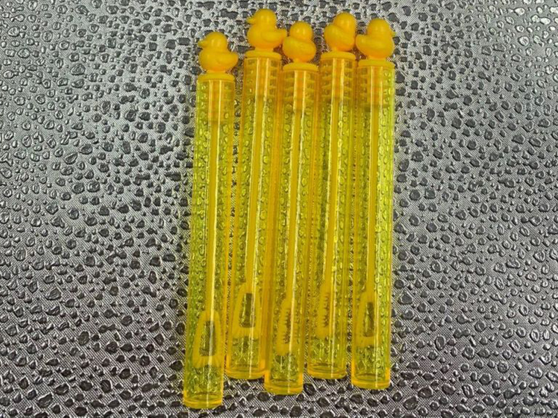 Yellow Duck Mini Tube Bubble Stick 48pcs