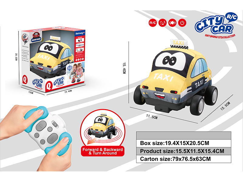3Ch R/C Infrared Cloth Taxi With Music Horn