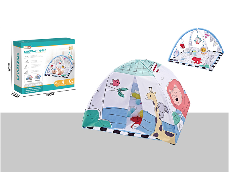 2 In 1 Mongolian Yurt Tent/Game Blanket