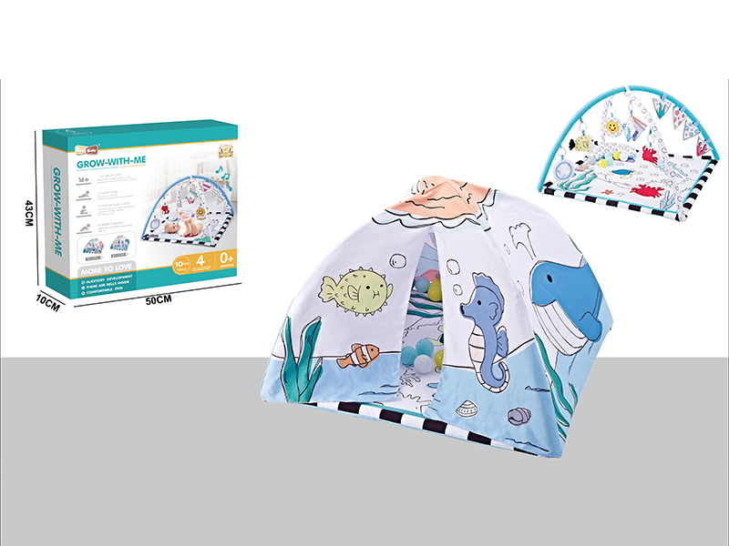 2 In 1 Mongolian Yurt Tent/Game Blanket