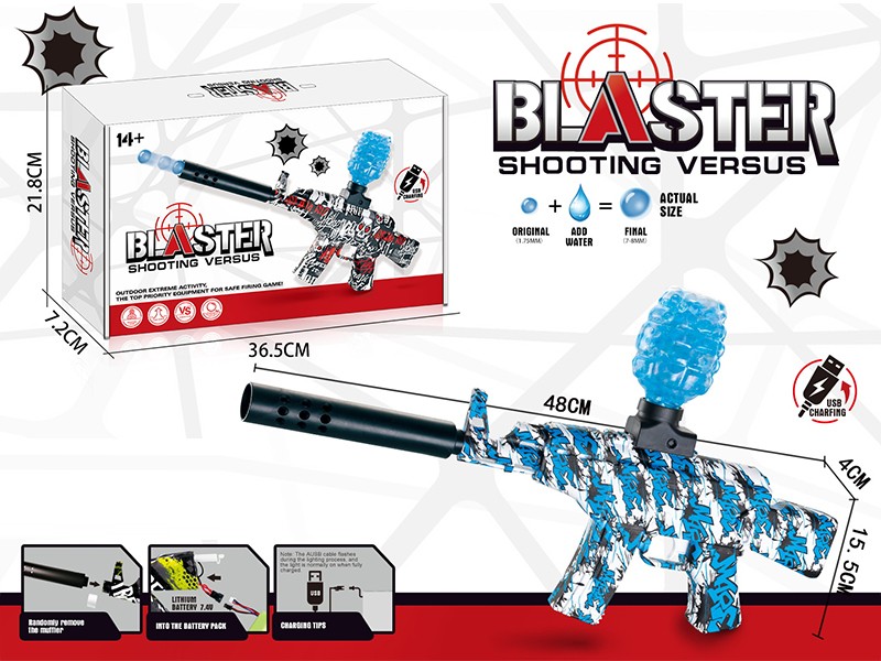 B/O Graffiti Mini Ak47 Water Bomb Gun