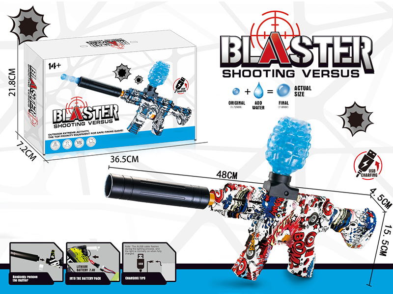 B/O Graffiti Mini Ak46 Water Bomb Gun