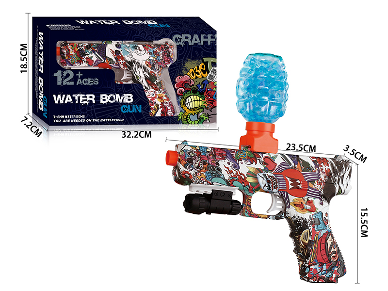 B/O Graffiti Glock Water Bullet Gun