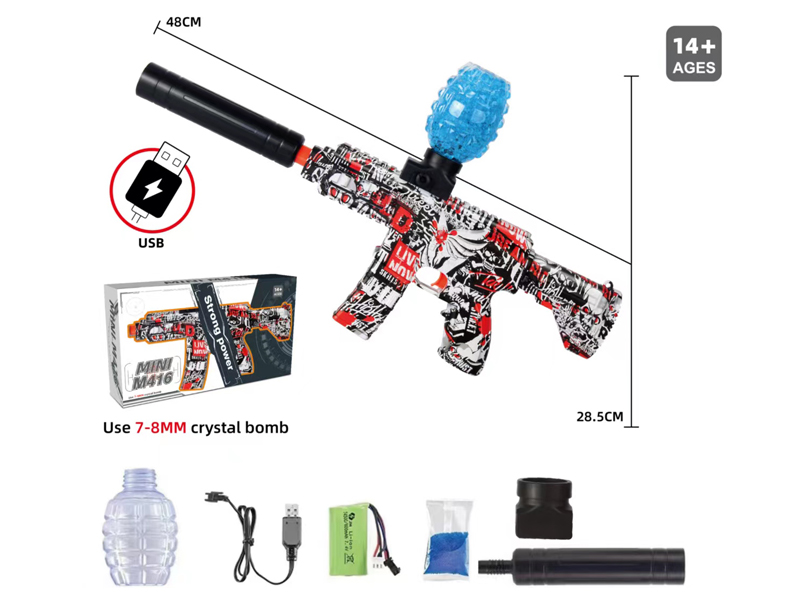 B/O Graffiti Mini Ak46 Water Bomb Gun