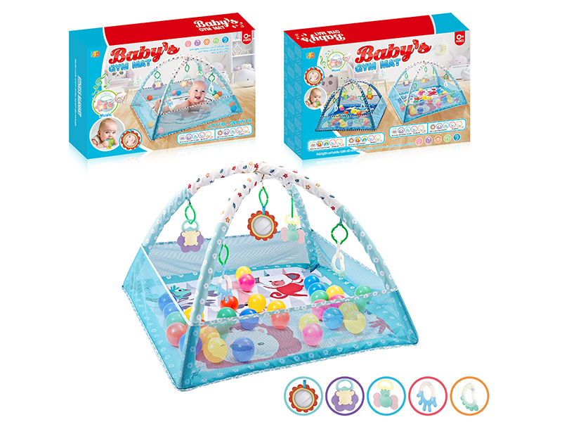 Baby Fitness Blanket With 8 Ocean Balls