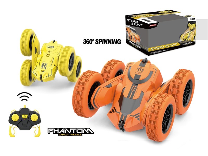 1:24 27Mhz Remote Control Stunt Double-Sided Car