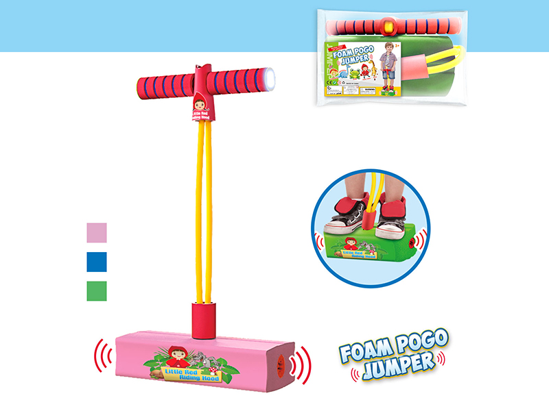 Children's Frog Jumping Balance Training Equipment With BB Whistle -Little Red Riding Hood Pattern