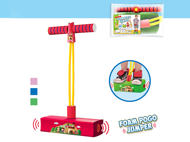 Children's Frog Jumping Balance Training Equipment With BB Whistle - Castle Fairy Tales Pattern