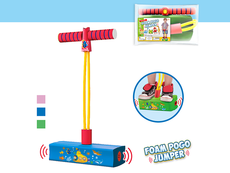 Children's Frog Jumping Balance Training Equipment With BB Whistle - Sea World Pattern