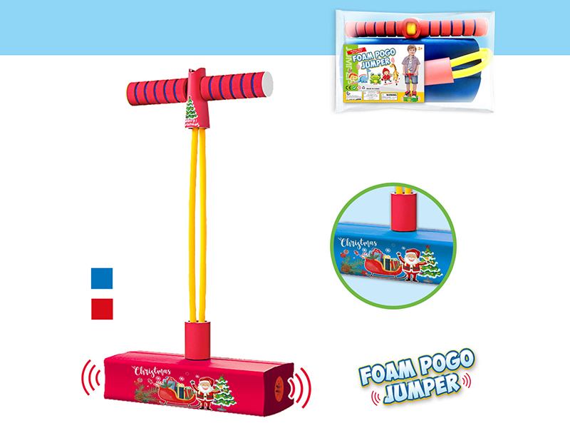 Children's Frog Jumping Balance Training Equipment With BB Whistle - Christmas Pattern