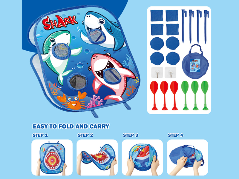 3 In 1 Folding And Throwing Sandbag Board (Shark)