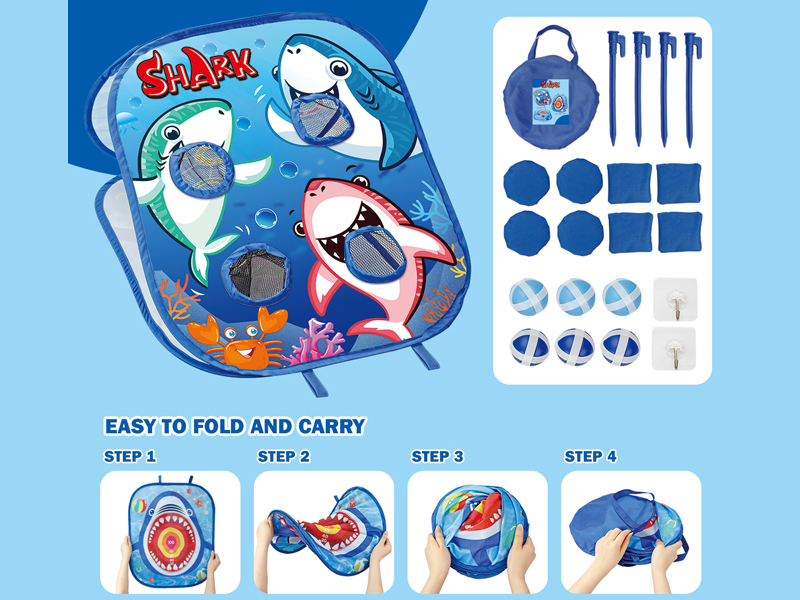 Folding And Throwing Sandbag Board (Shark)