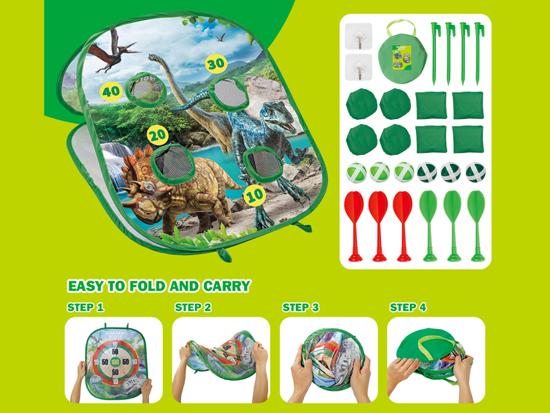 5 In 1 Folding And Throwing Sandbag Board (Dinosaur)