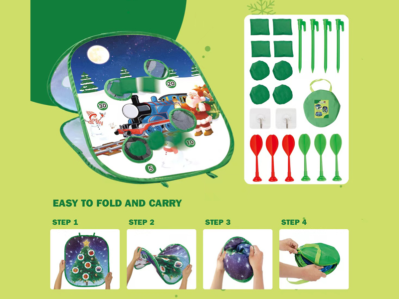 3 In 1 Christmas Folding Throwing Sandbag Board