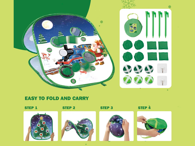 Christmas Folding Throwing Sandbag Board