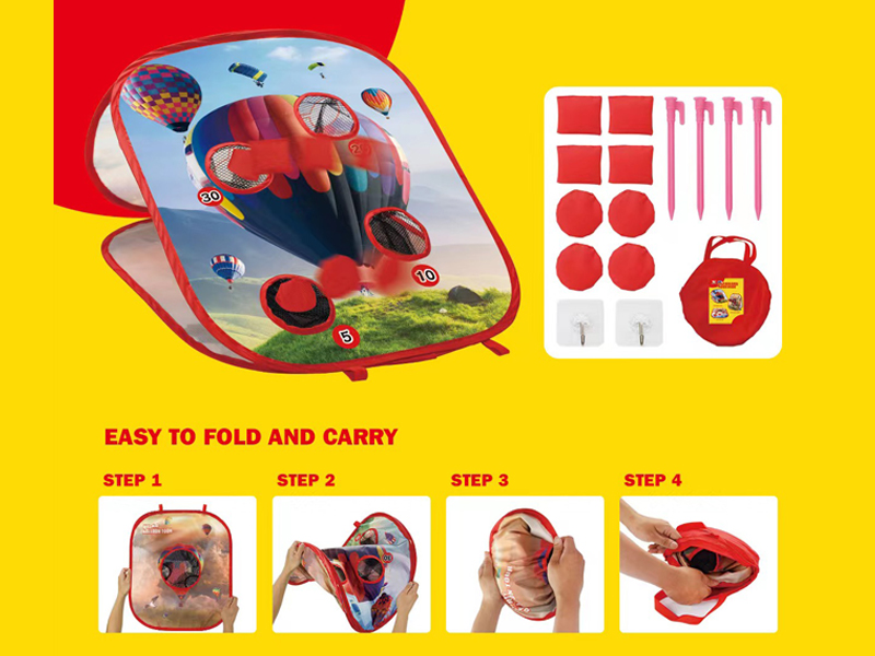 Folding And Throwing Sandbag Board (Balloon Pattern)