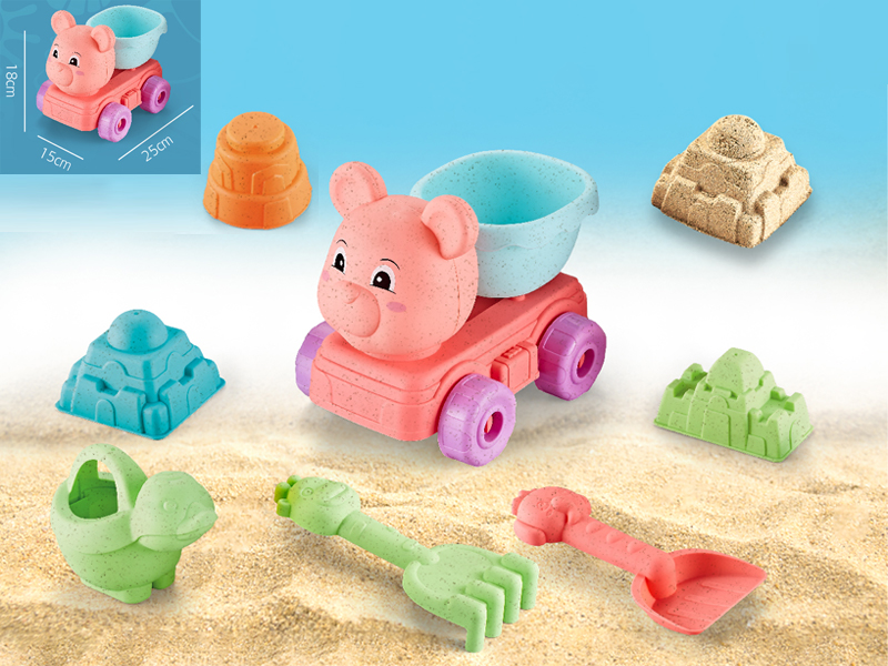7PCS Castle Beach Toy Set