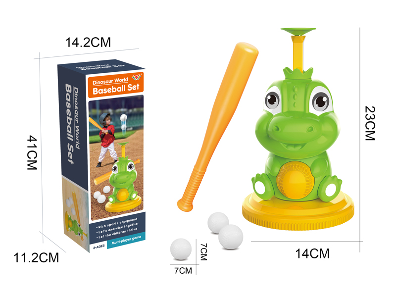 Cartoon Dinosaur Baseball Game Toy