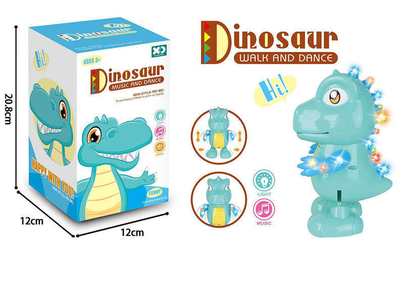 Walking And Dancing Dinosaur With Lights And Music