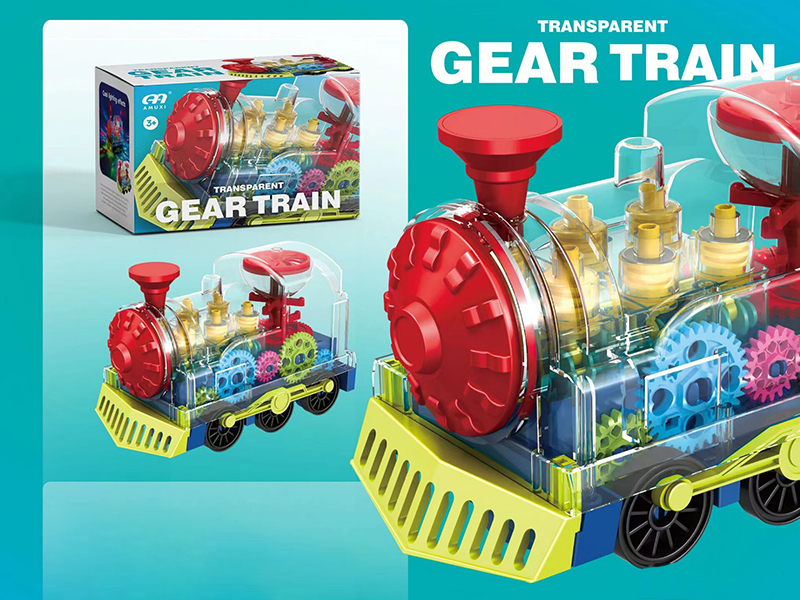 B/O Transparent Gear Train With Lights And Music