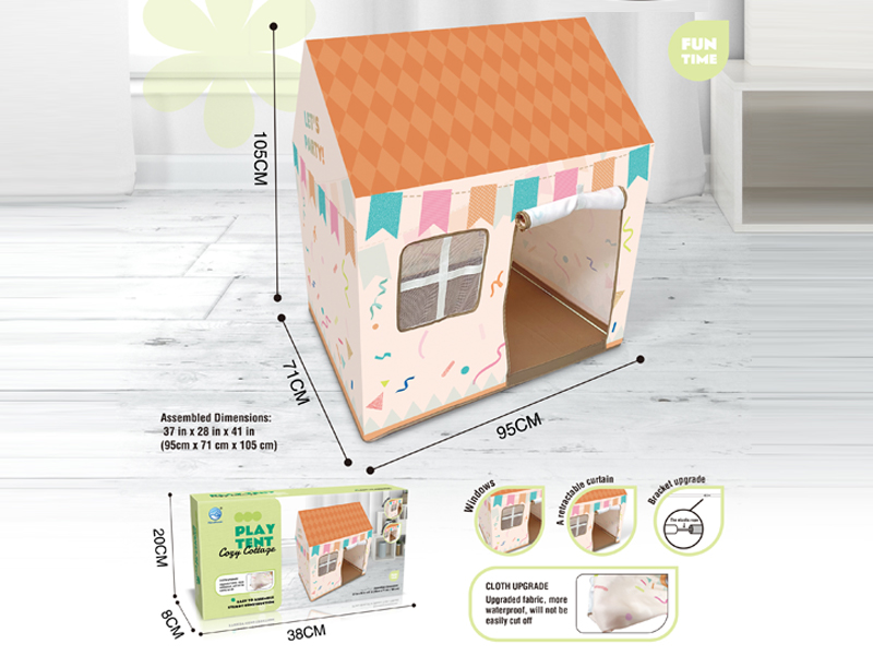 Orange Ribbon Children'S Small Tent