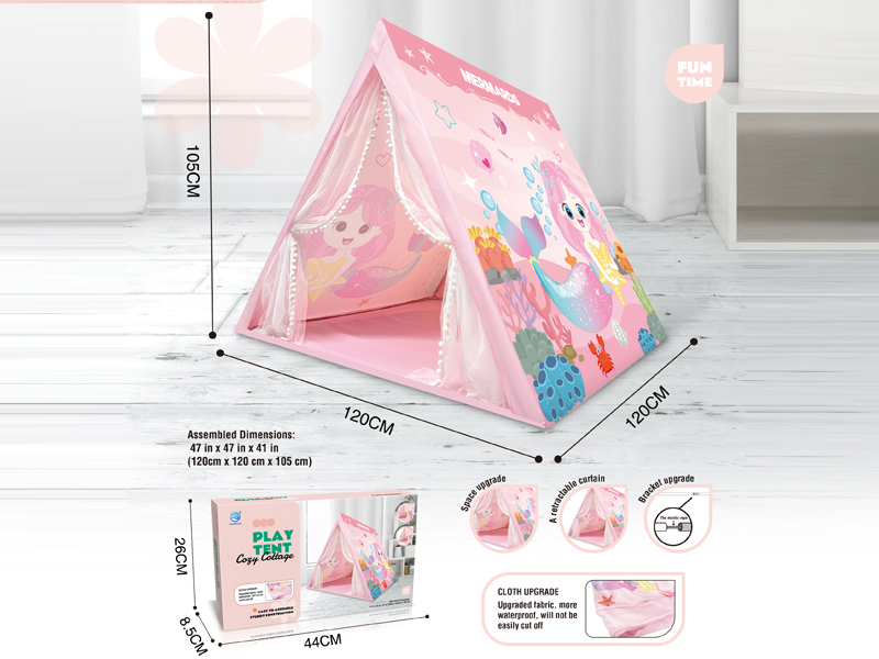 Pink Mermaid Triangle Tent