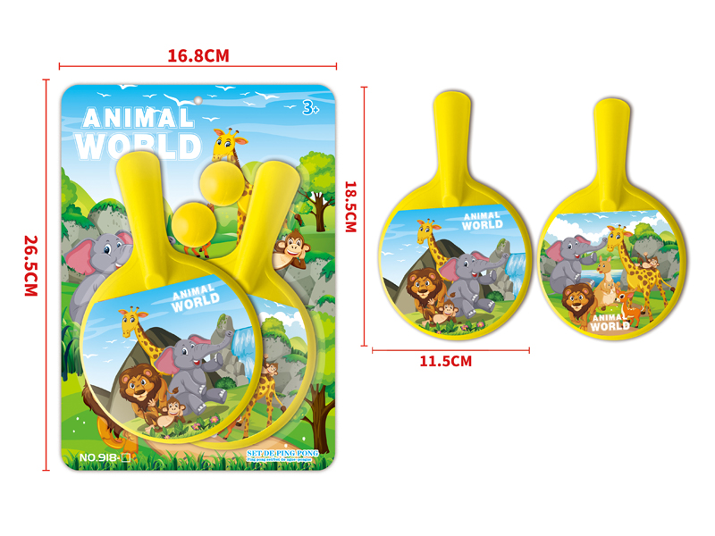 Animal World Table Tennis Racket