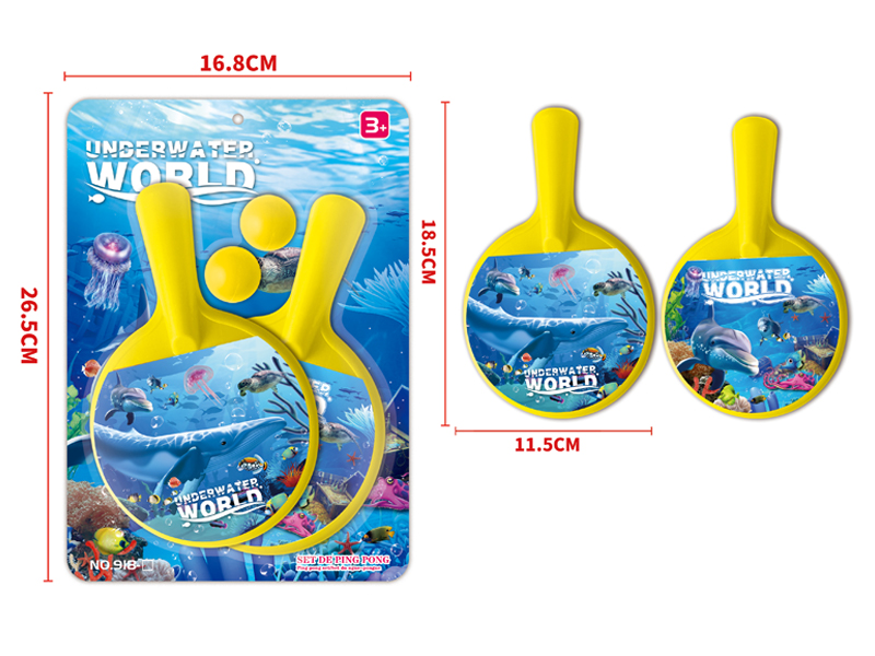 Ocean World Table Tennis Racket