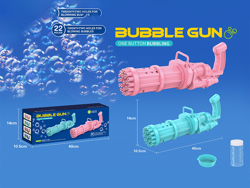22 Hole Gatling Bubble Gun