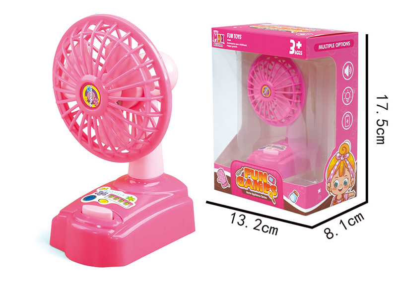 Mini Electric Simulation Fan (Pink)