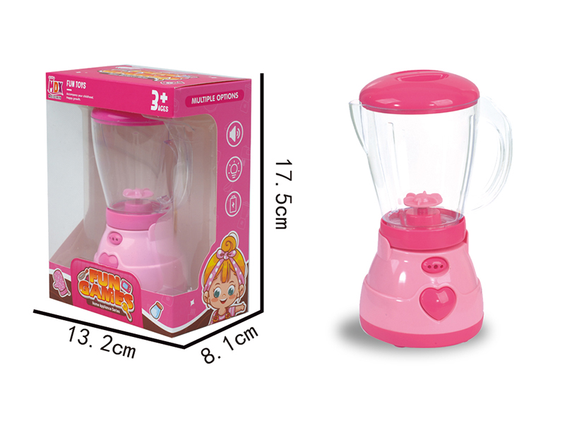 Mini Electric Simulation Liquidizer With Lights(Pink)