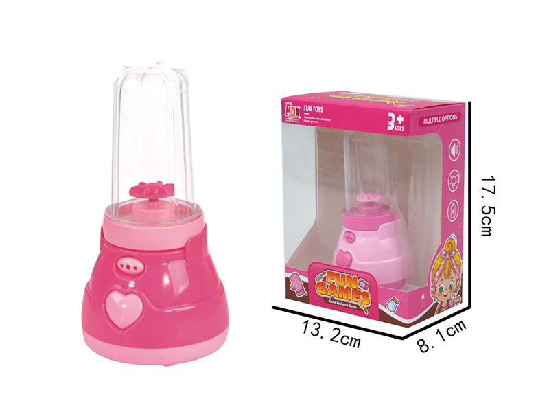 Mini Electric Simulation Blender With Lights(Pink)