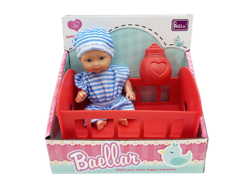 5-Inch Hard Body Doll Bed