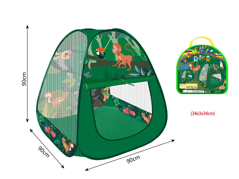 Cartoon Animal Pattern Children's Tent