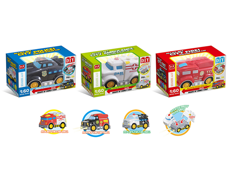 Diy Disassembly Building Block Alloy Car