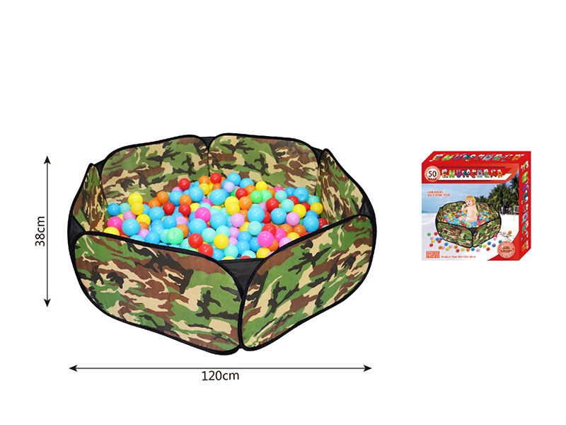 Camouflage Ocean Ball Pool + 50 Balls