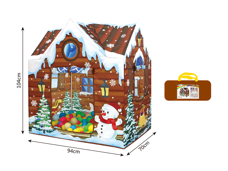 Christmas Snow Scene Play Tent House