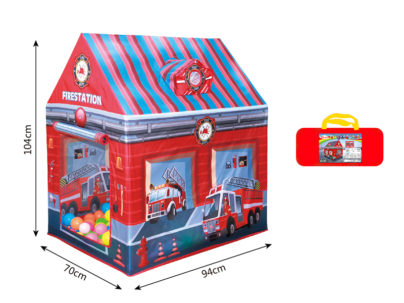 Fire Control Theme Play Tent House