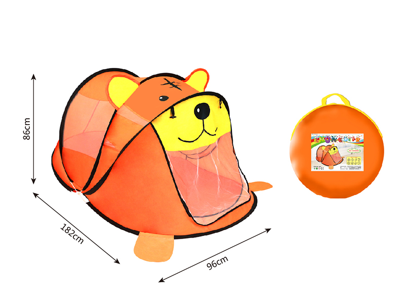 Yellow Cartoon Tiger Tent