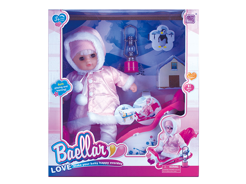 13 Inch Snowmobile Bella Doll